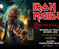 Iron Maiden 2025 suurkonsertin mainoskuva