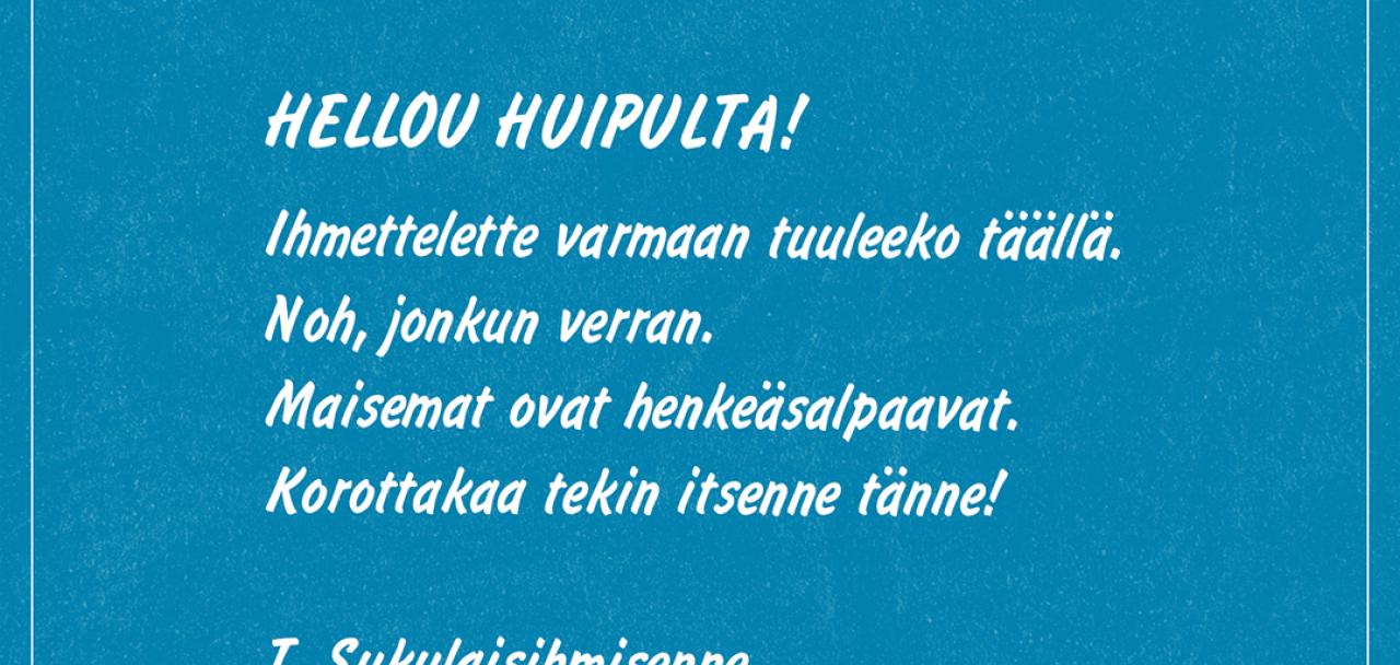 Terveisiä stadionilta